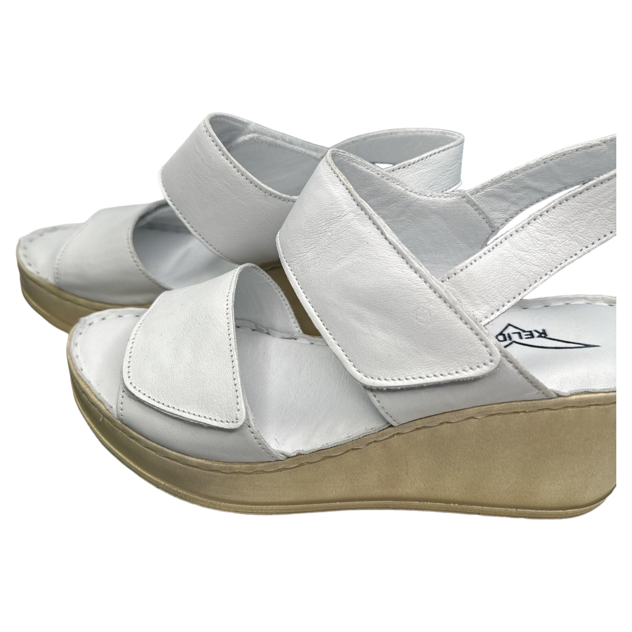 Sandalo confort bianco