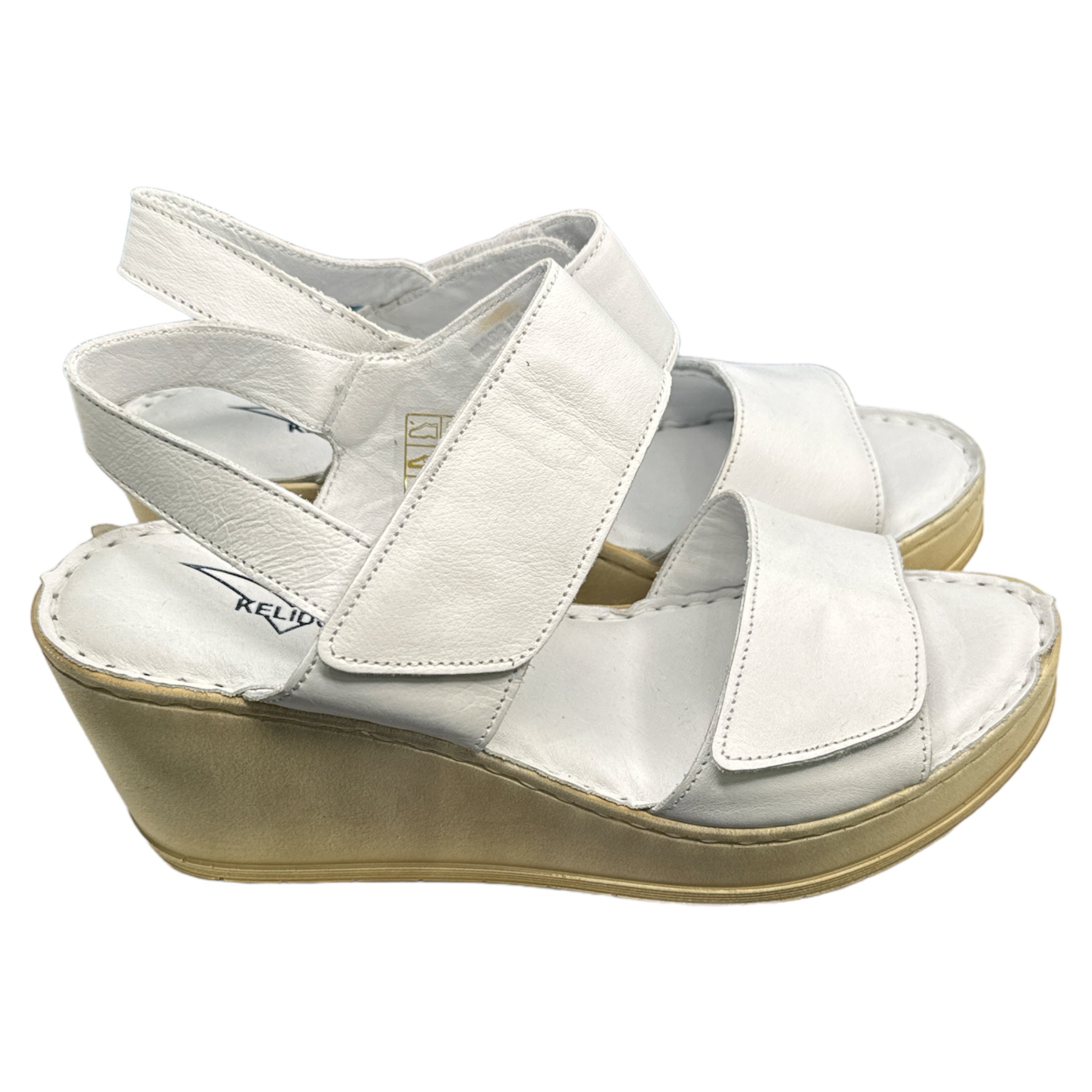 Sandalo confort bianco